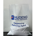 Fast degassing refining agent